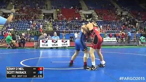 152 Champ. Round 1 - Scott Parrack (Missouri) vs. ...
