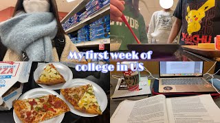 (sub) 👩🏻‍💻🇺🇸大学が始まりました【交換留学】International student in US