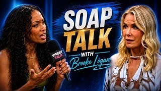 Bold and the Beautiful’s Brooke Logan Faces Tough Questions | Soap Talk The Soap Streets