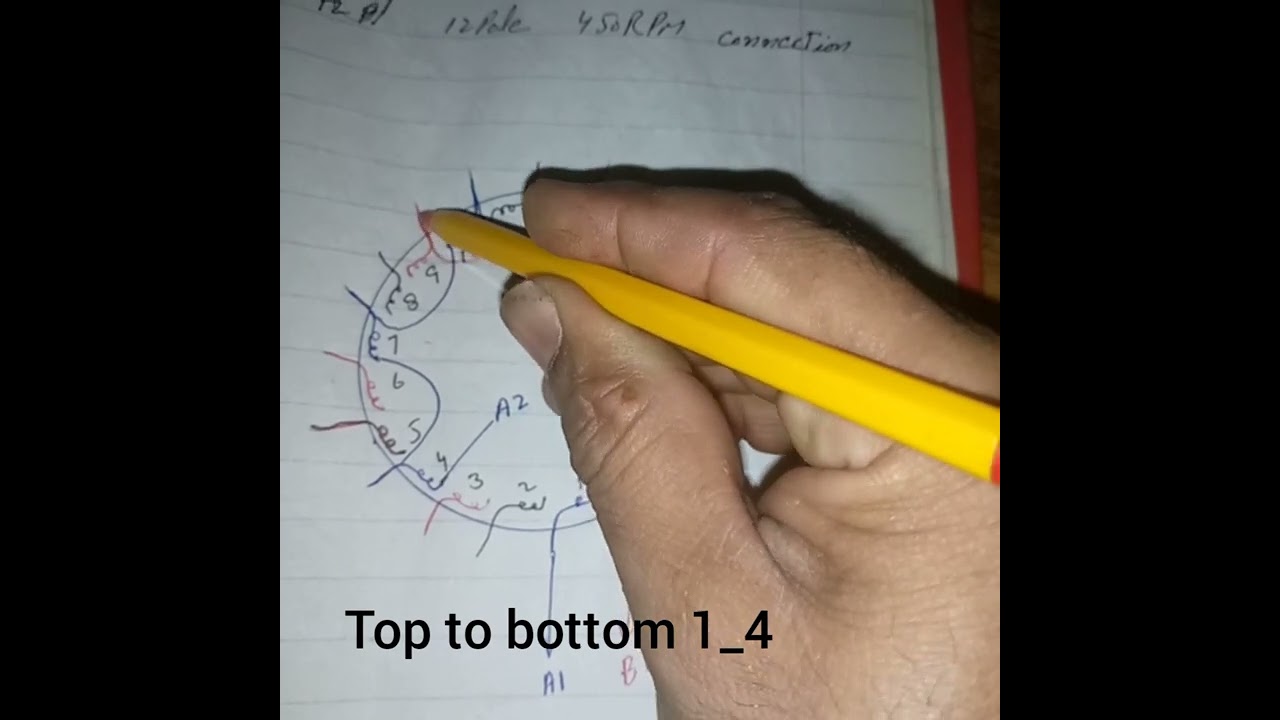 36salt 12pole 450rpm 18coil set connection diagram