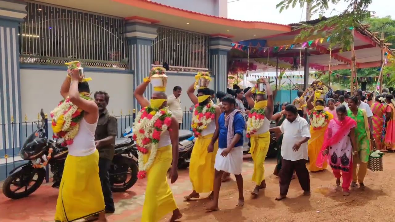 சித்ரா பௌர்ணமி காவடி எடுப்பு பால்குடம் எடுப்பு 4K video மேல்நிலைப்பட்டி 2023