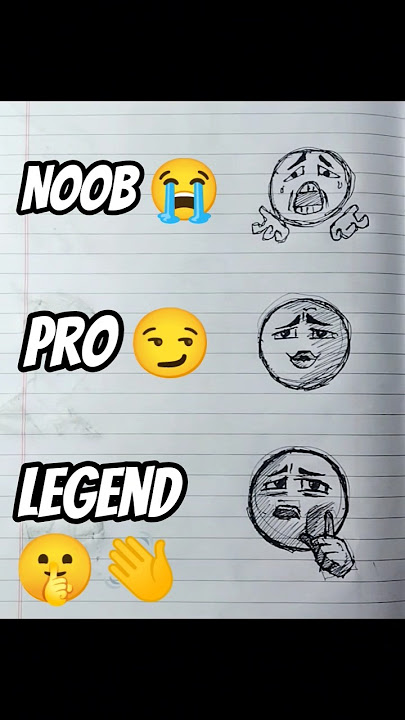 Cara Menggambar Wajah Emoji 🔥#shorts #trending #draw #drawing #emoji #sketsa #seni #caramenggamba...