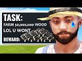 I farmed 50000000 wood on a rust pve server