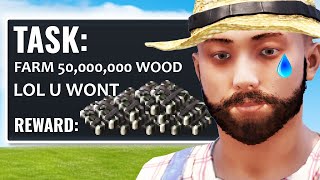 I Farmed 50,000,000 Wood On A Rust PVE Server...