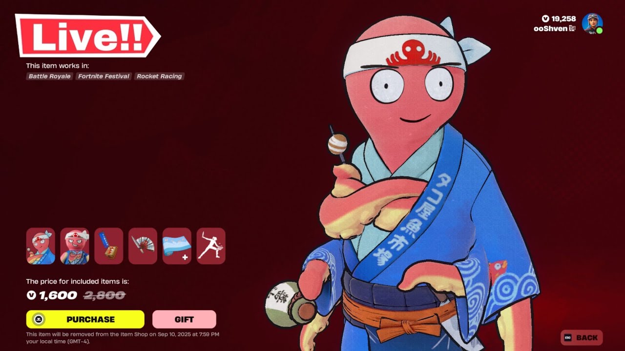 🔴*НОВЫЙ* ОБЛИК КАЛЬМАРА ДЛЯ Fortnite В ПРОДАЖЕ УЖЕ С 7 СЕНТЯБРЯ! (Сезон 4 В ПРЯМОМ ЭФИРЕ)