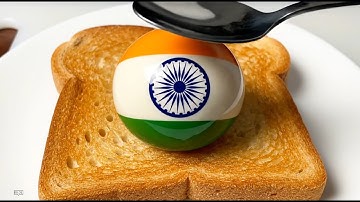 Spreading Country Flag balls on Toast 🍞🌍 6 | AI ASMR – Oddly Satisfying Toast ASMR