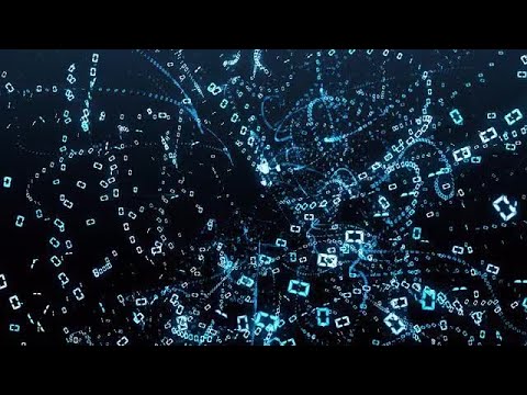 Digital Data Chaos  Stock Motion Graphics