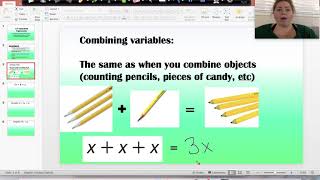 6th grade 6.7 Equivalent Expressions