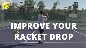 Tennis Serve Tip: Improve Your Racket Drop