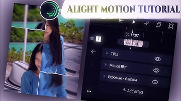 Chamak chamak music || Alight motion tutorial video