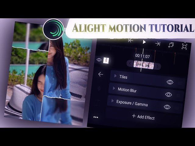 Chamak chamak music || Alight motion tutorial video class=