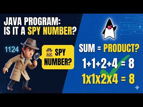 Java Program to Check If a Number is Spy number or not