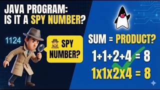 Java Program to Check If a Number is Spy number or not