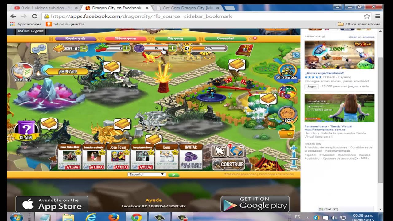 Como Conseguir Gemas Gratis En Dragon City