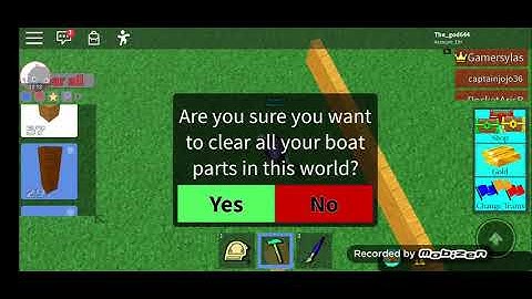 Buying the scaling  tool  in build the boat for treasure