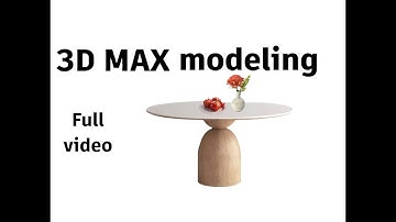 modeling table in 3d max #3