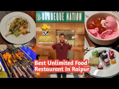 Barbeque Nation Best Unlimited Food Buffet In Raipur | Unlimited Dessert Food And Tandoor