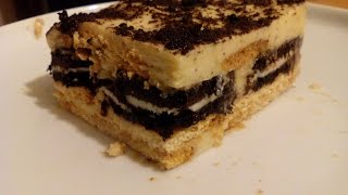 Tarta de galletas oreo