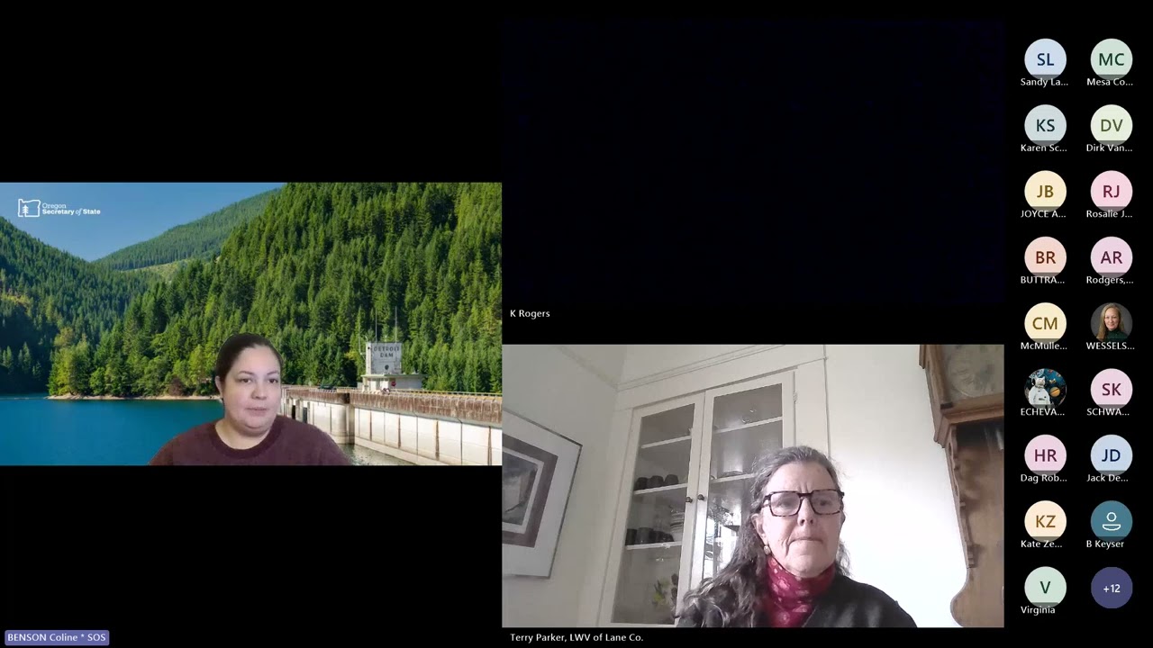 Oregon Motor Voter Rules Advisory Committee public hearing, January 6, 2026