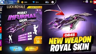 NEXT WEAPON ROYAL SKIN REVIEW | FREE FIRE IN TELUGU