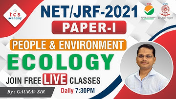 UGC NET Coaching | UGC NET Paper 1 (People & Environment) | NTA NET 2021 PAPER 1 Online Class