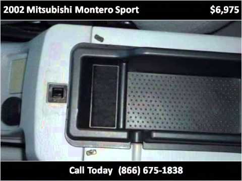 2002 Mitsubishi Montero Sport Used Cars La Puente CA 2002 Mitsubishi Montero Sport Used Cars La Puente CA