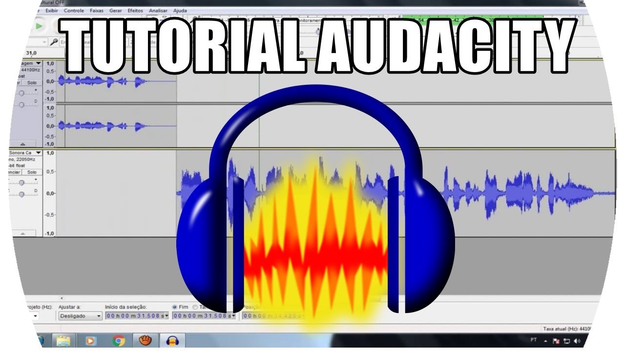 TUTORIAL AUDACITY COMPLETO INSTALAÇÃO - YouTube