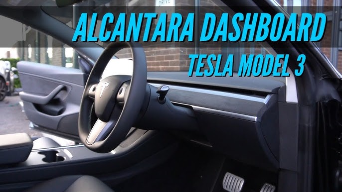 Tesla Model Y: Dashboard Trim Cover - Plugear