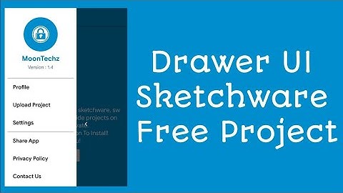 Drawer ui sketchware pro