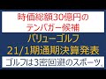 時価総額30億円のテンバガー候補、バリューゴルフ！21年1月期の通期決算解説～ゴルフは三密回避のスポーツ～