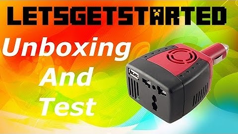 Cheap 150w inverter Unboxing and test