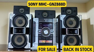 Sony MHC-GNZ888d 5200 W with original Speakers and Original Remote. For Sale 8755357989