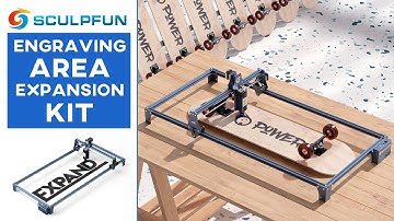 SCULPFUN Area Expansion Kit for expanding the engraving area to 950x410mm (For SCULPFUN S6/S6pro/S9)