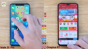 Huawei Mate 20 Pro VS OnePlus 6T