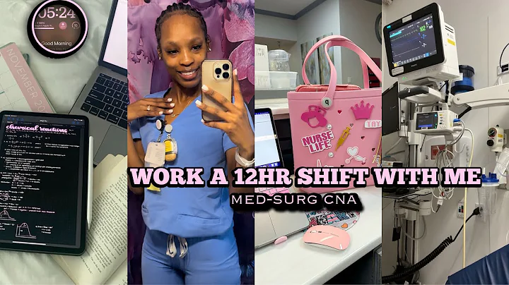 WORKING 12 HOUR NIGHT SHIFT| day in my life MED-SURG PATIENT CARE TECH + CNA 🩺👩🏽‍⚕️ #nursingstudent