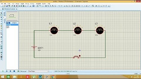 Series Circuit in proteus