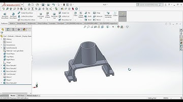 Solidworks Tutorial #27 - Machine Part #skytech #Solidworks #MechanicalEngineer #Tutorial