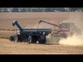 Case IH 7120 Combine Near Chana, Illinois on 10-9-2011