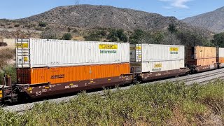 BNSF Police Special Agent Stops & Boards Train! Secures Open Containers! Plus Manifest Train Bonus!
