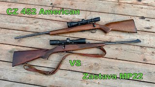 CZ 452 American VS Zastava MP22 - Which one is more accurate