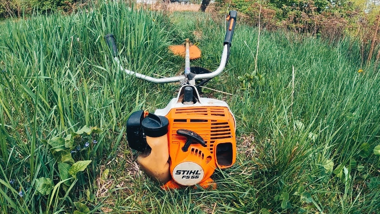 ✓ Stihl FS 55 - Grass Cutter - YouTube