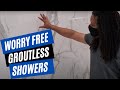 Groutless Shower Wall Panels & Neolith Fade Resistant Siding