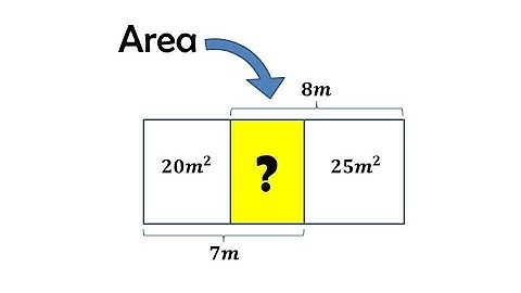 How to find the unknown area of this yellow rectangle | Learn Math with Zain | viral math problem