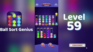 Ball Sort Genius Level 59 Walkthrough | Go Answer 🧩✨