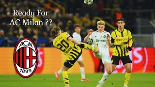 Conrad Harder Every Duel Vs Borussia Dortmund - Ac Milan Striker Target