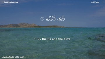 95- سورة التين - الشيخ محمد صديق المنشاوي