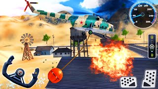 Helicopter Army Simulator - Realistic Air Hoverplane Rescue Driving - Android GamePlay screenshot 1