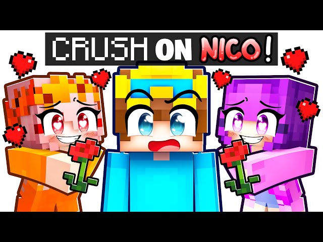 Everyone Has A CRUSH On NICO In Minecraft! class=