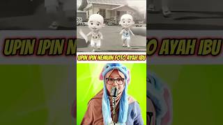 Upin Ipin meets his father and mother's photo‼️ #viralvideo #shortvideo #upinipin