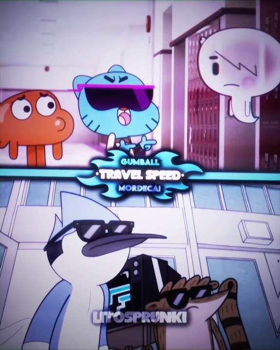 Gumball VS Mordecai #gumball #tawog #mordecai #regularshow #edit #vs #meme